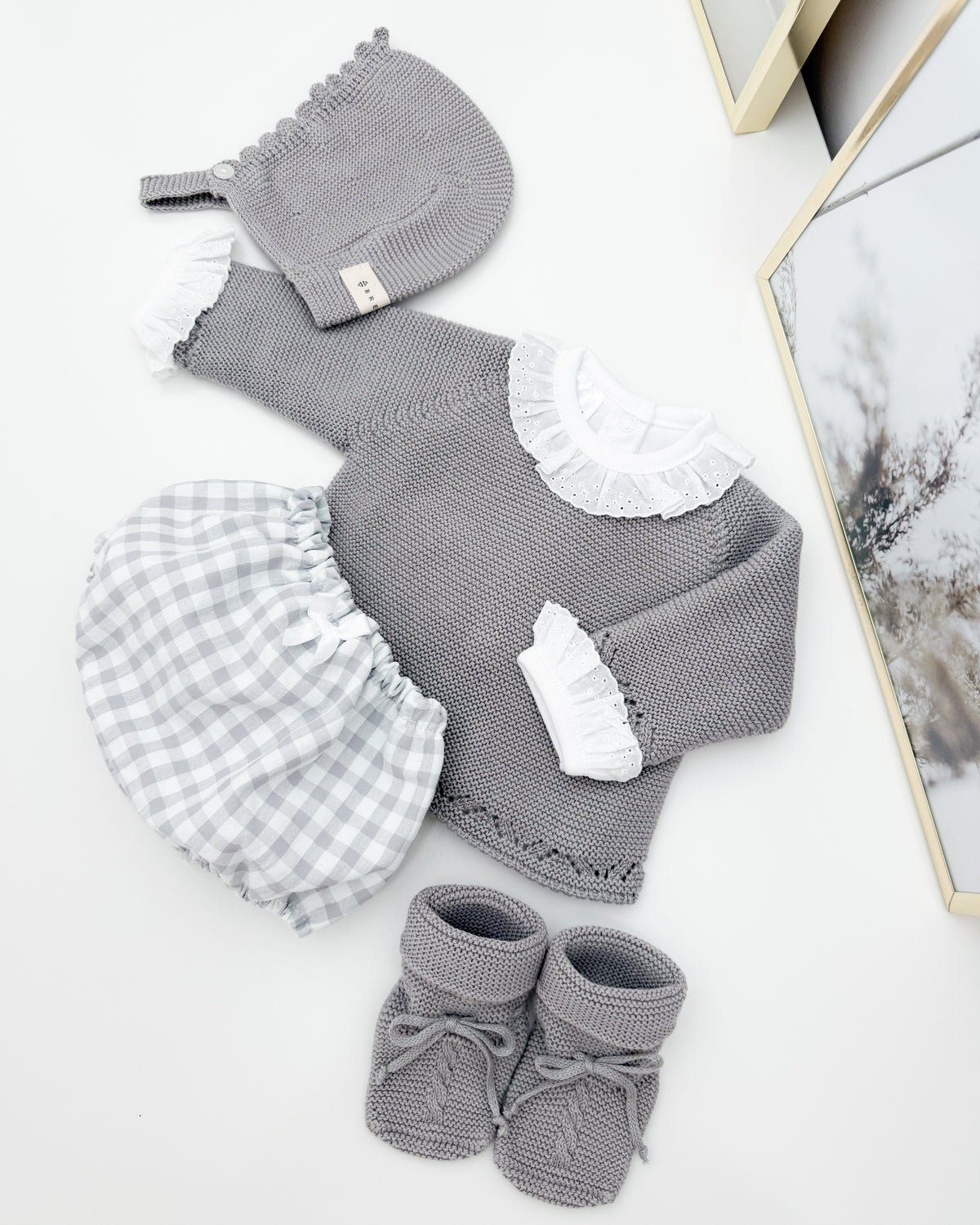 Set beige manica lunga (3 articoli)