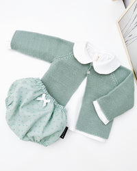 Conjunto plumeti verde mint manga larga (3 prendas)