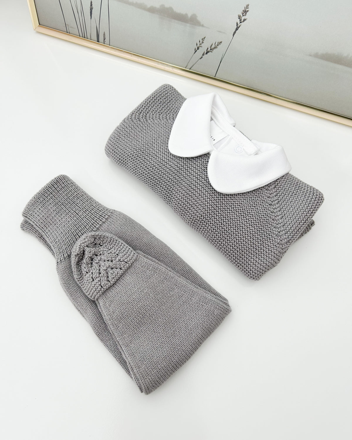 Jersey Gris manga larga