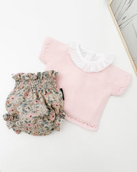 Conjunto manga corta Mia (3 prendas)
