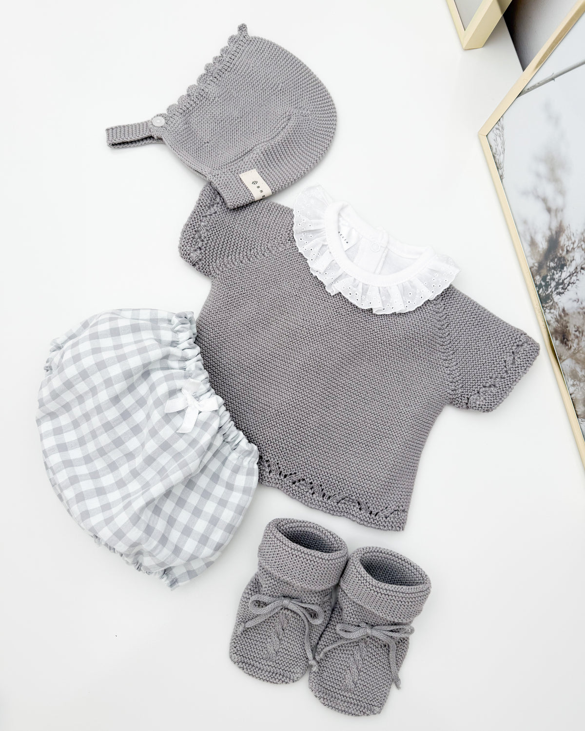 Set beige manica lunga (3 articoli)