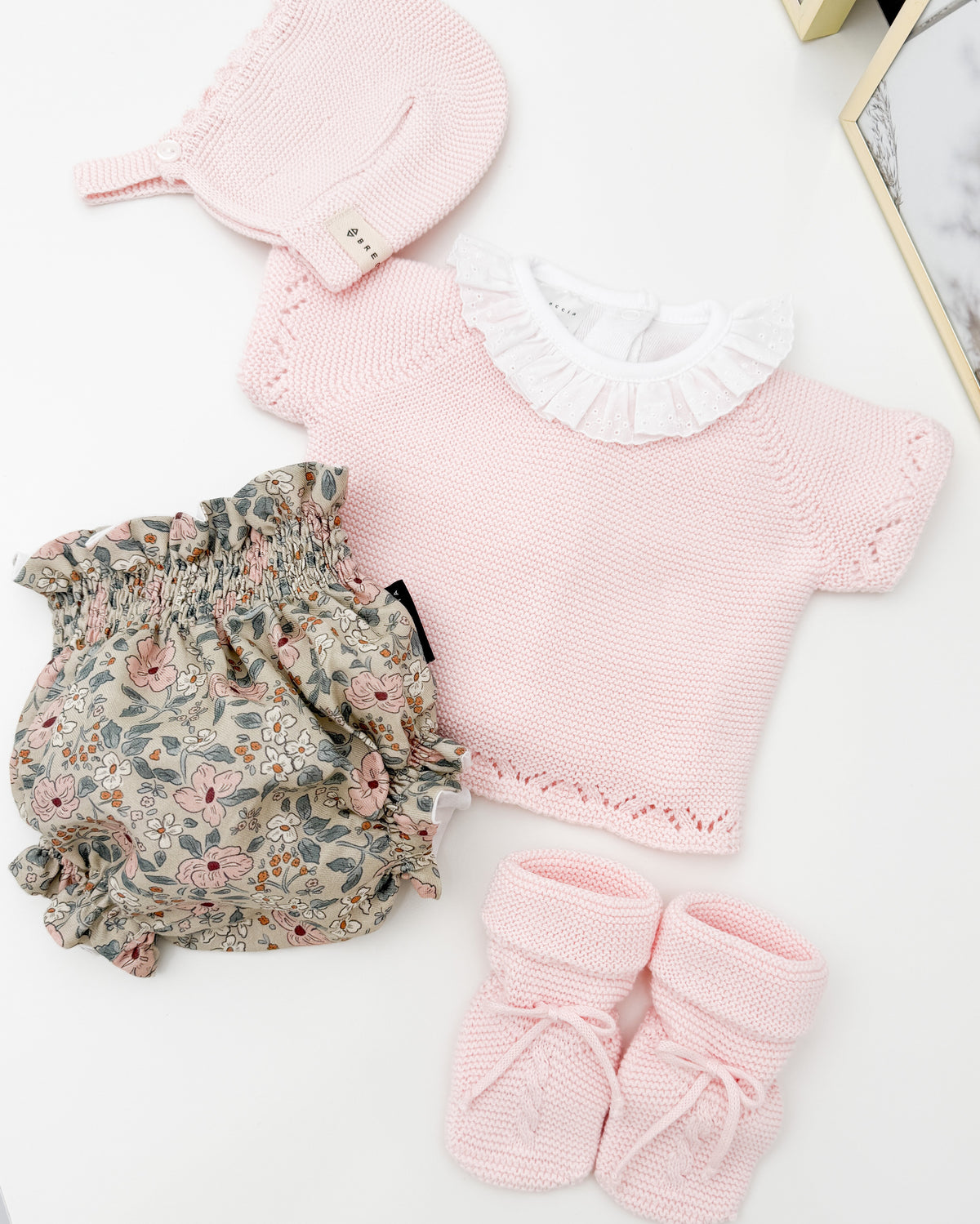 Conjunto manga corta Mia (3 prendas)