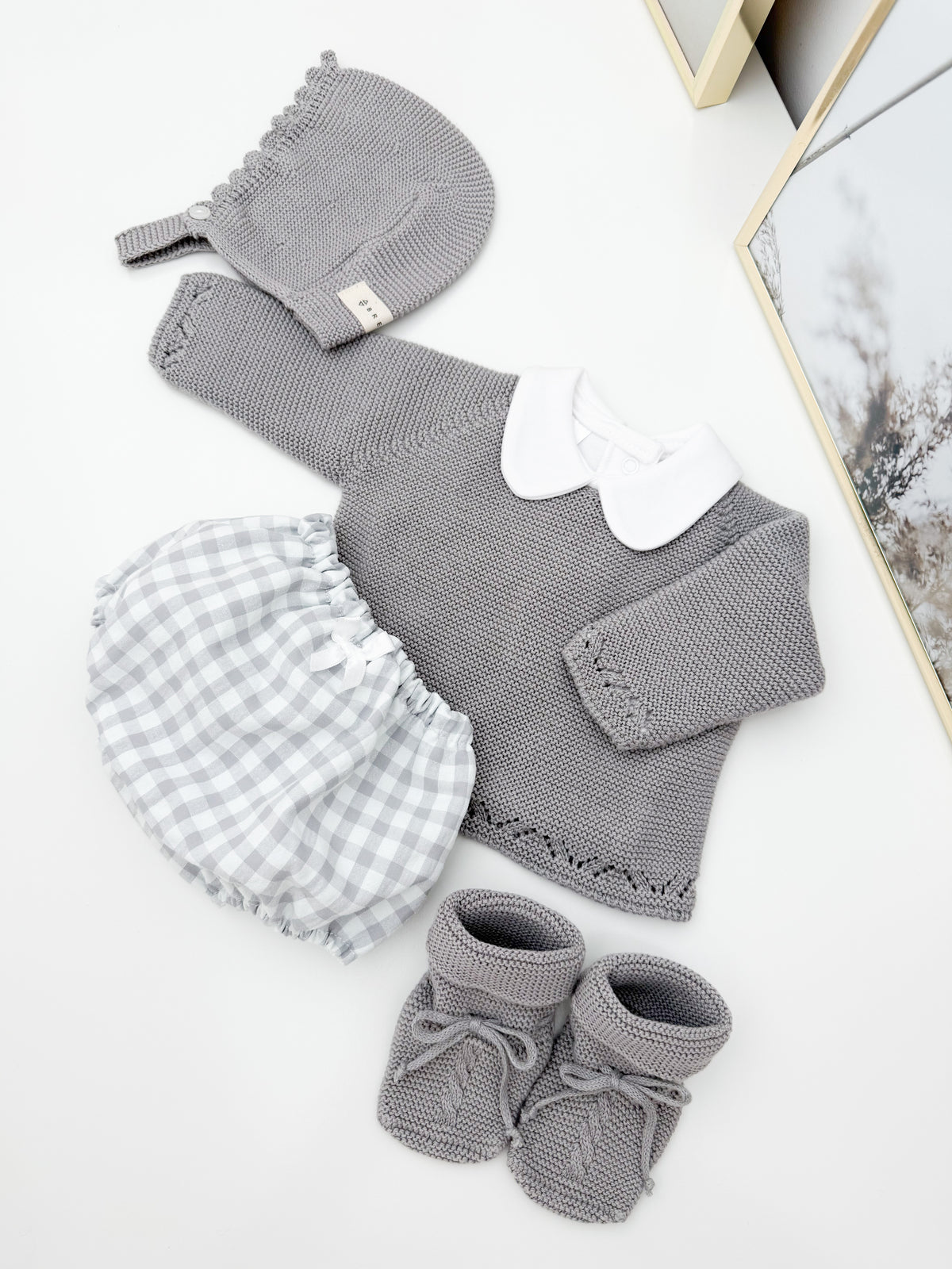 Set beige manica lunga (3 articoli)