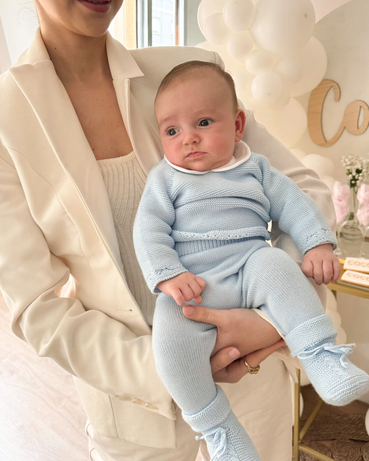 Conjunto y arrullo de REGALO (4 prendas) – Breccia