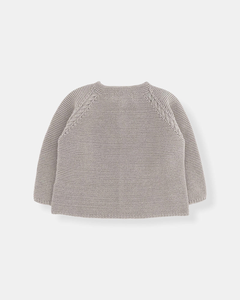 Conjunto vichy gris manga corta (3 prendas)