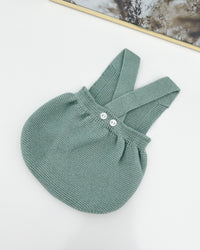 Set salopette vert menthe (3 pièces)