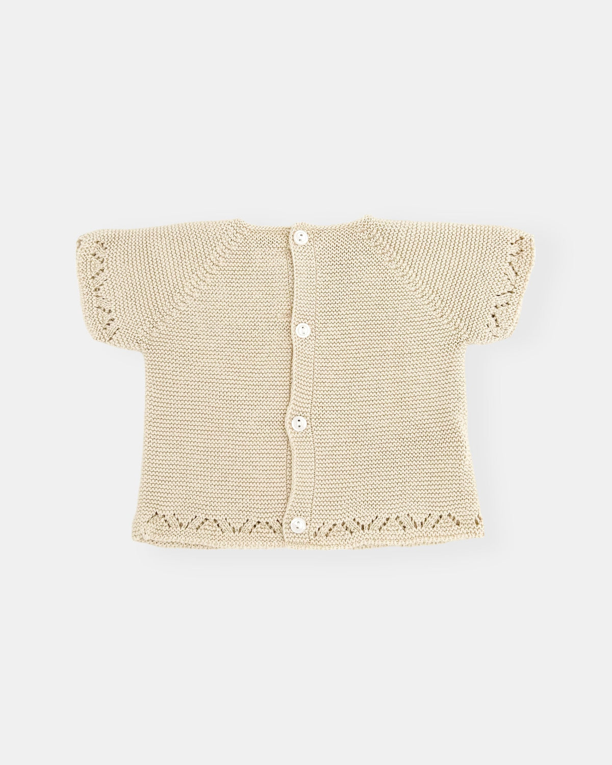 Jersey Beige manga corta