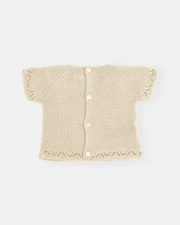Jersey Beige manga corta