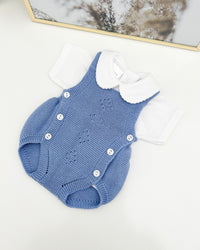 Set di salopette blu francese (3 articoli)
