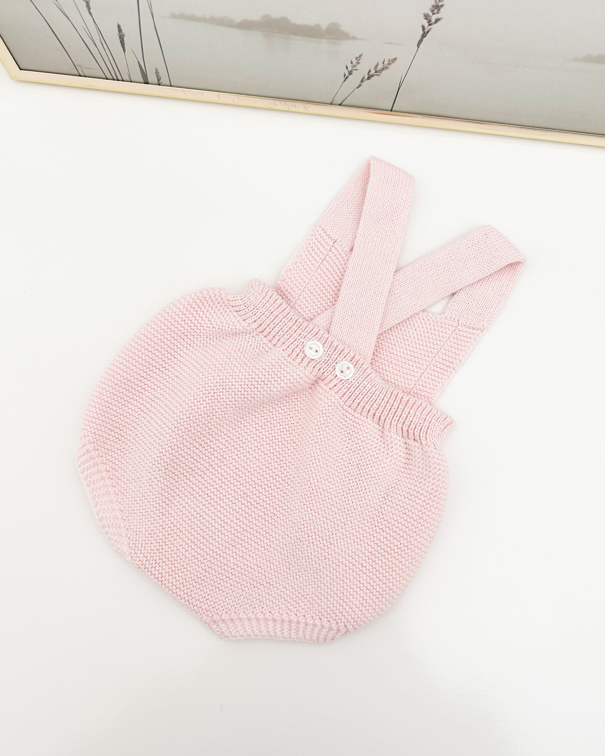 Set di salopette rosa baby (3 articoli)