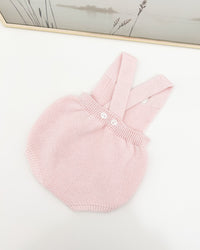 Set di salopette rosa baby (3 articoli)