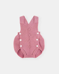 Set di salopette rosa pallido (3 articoli)