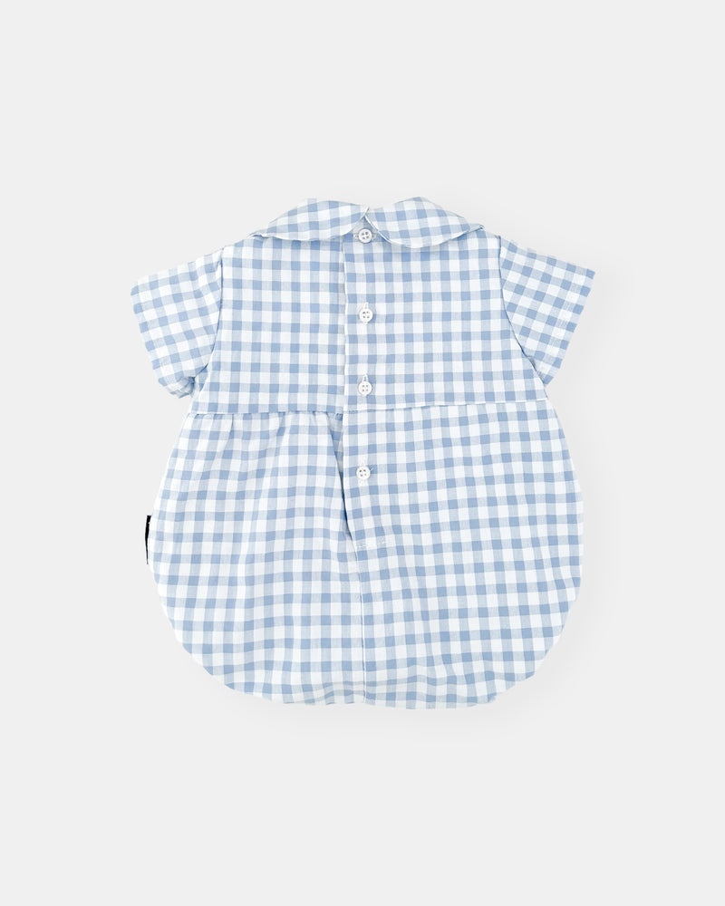 Romper bleu et veste (2 pièces)