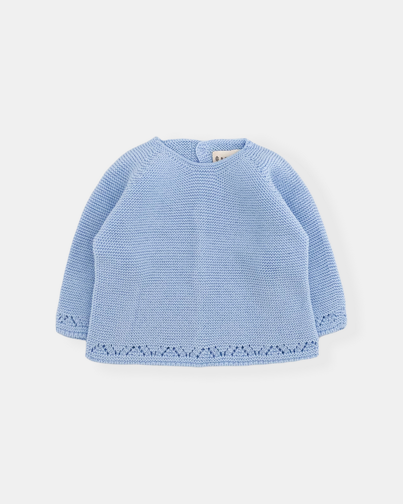 Jersey Azul Bebé manga larga