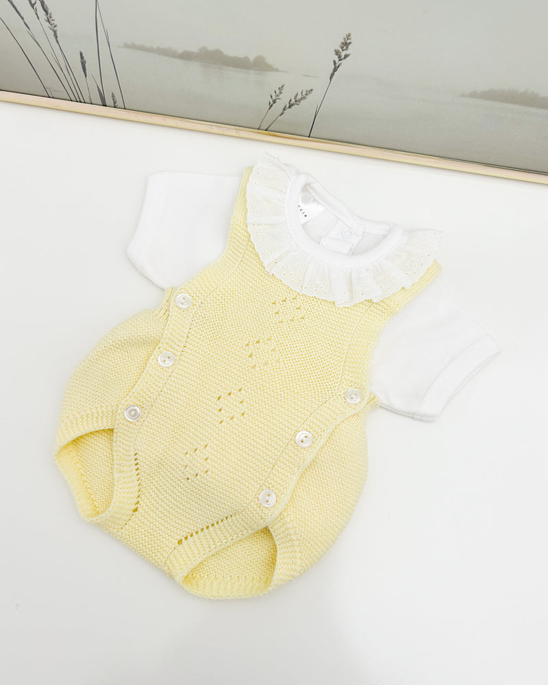 Salopette jaune