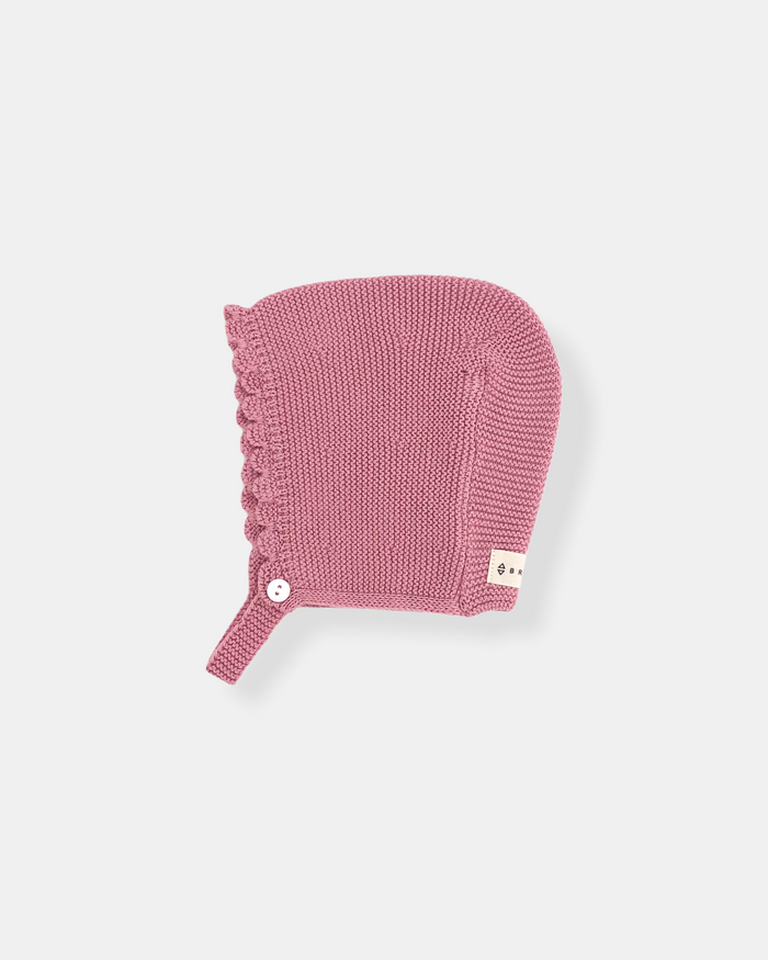 Bonnet rose pâle