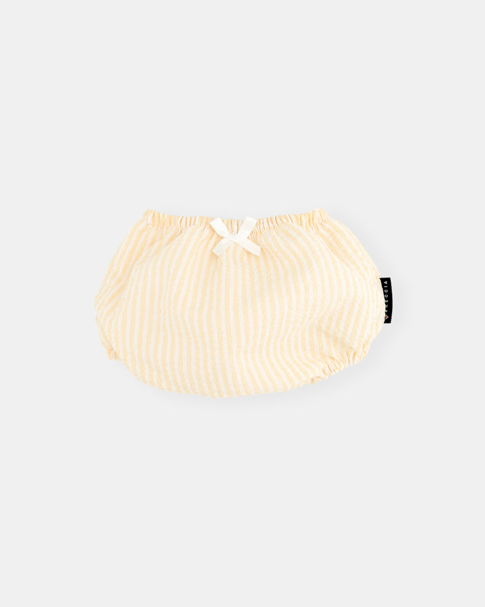 Culotte rayée jaune