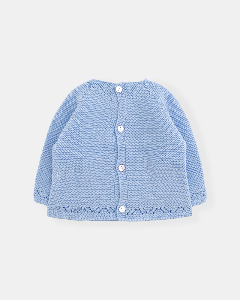 Jersey Azul Bebé manga larga