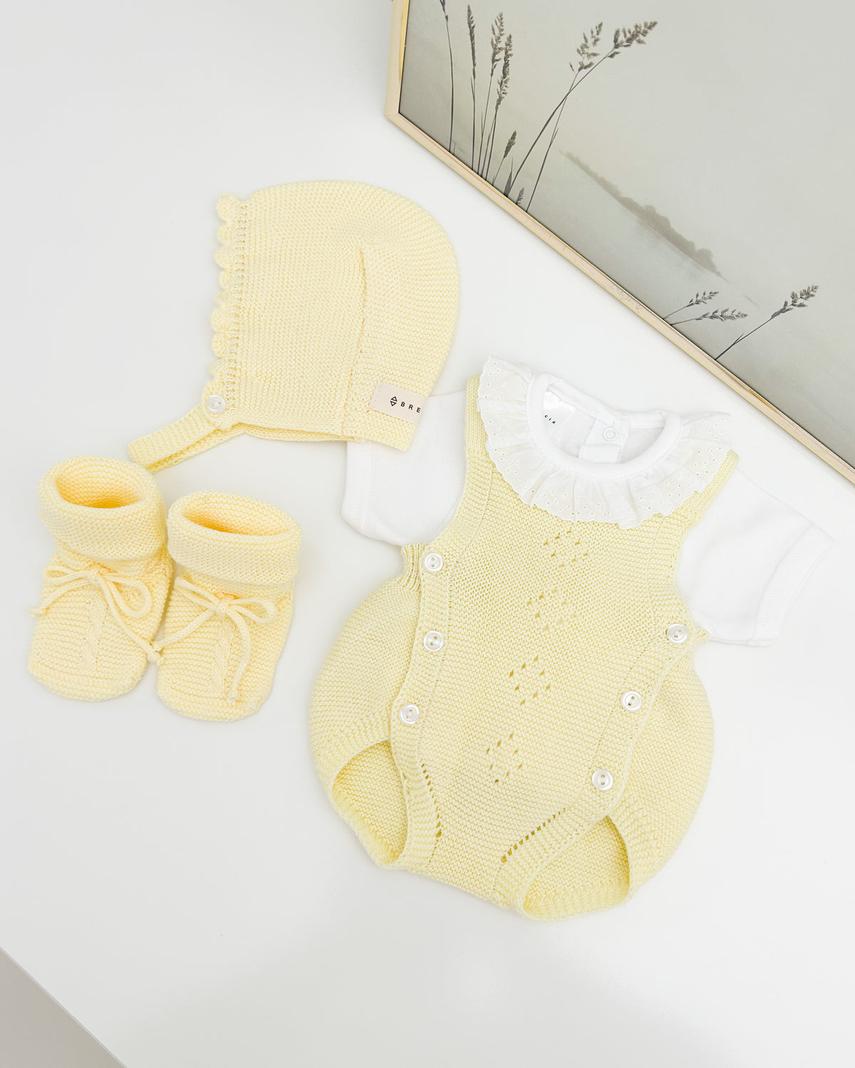 Conjunto peto amarillo (3 prendas)