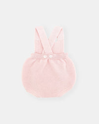 Conjunto peto rosa bebé (3 prendas)