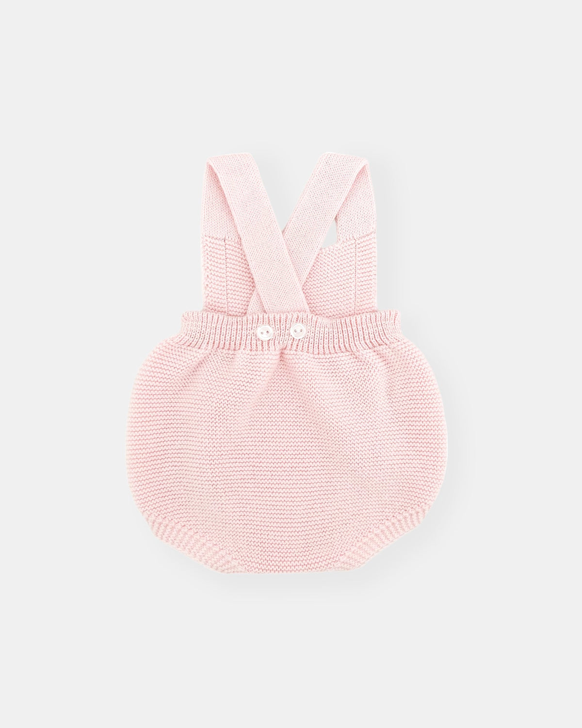 Conjunto peto rosa bebé (3 prendas)