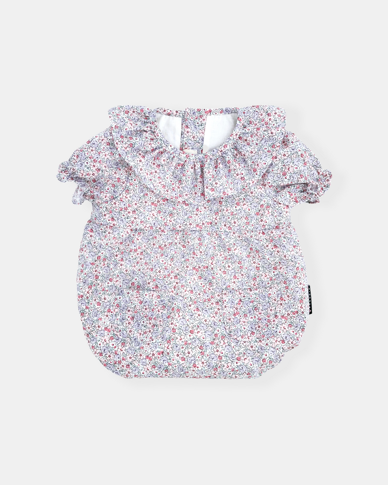 Peony romper and knitted jacket (2 items)