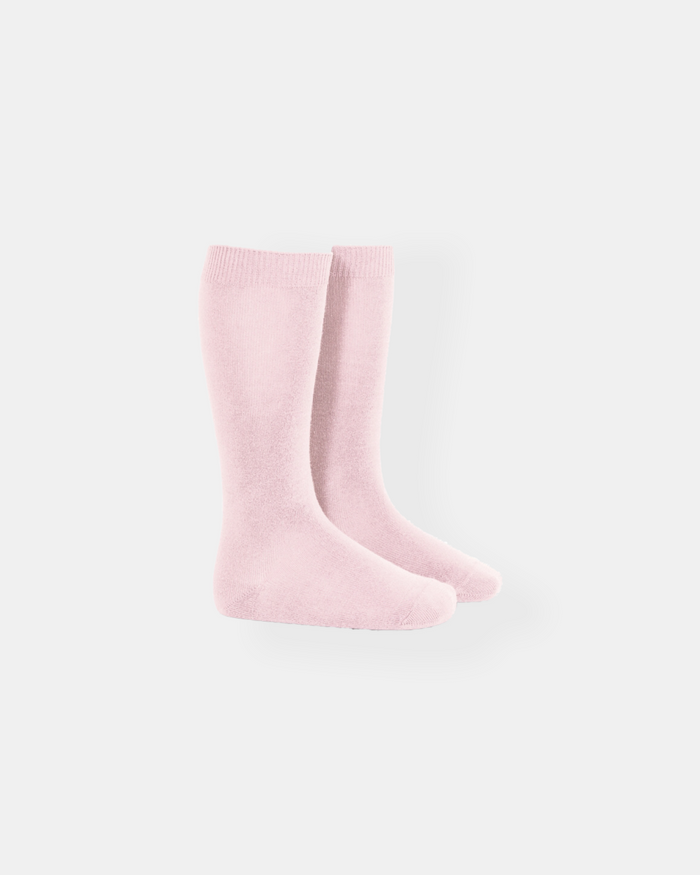 chaussette rose pastel