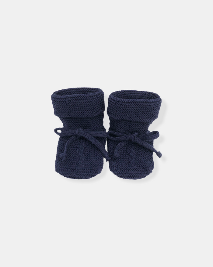 Chaussons bleu marine