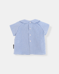 Chemise vichy bleue