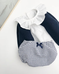 Ensemble vichy bleu marine (2 articles)