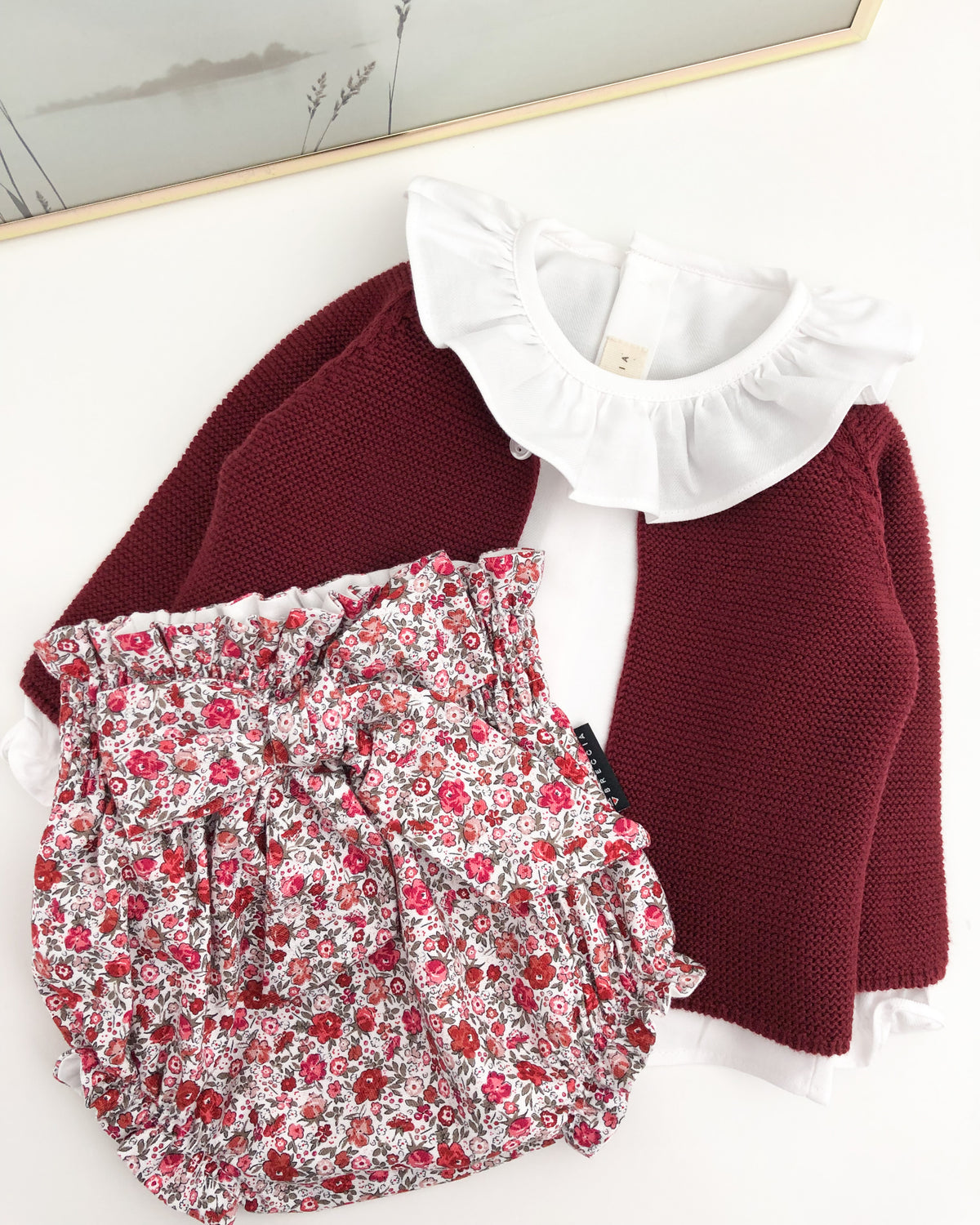 Conjunto Puglia granate (3 prendas)