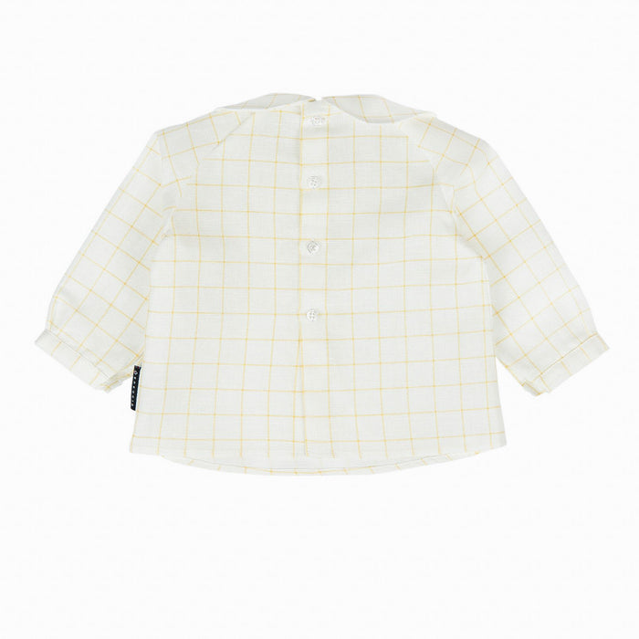 Camicia ragazzo limone