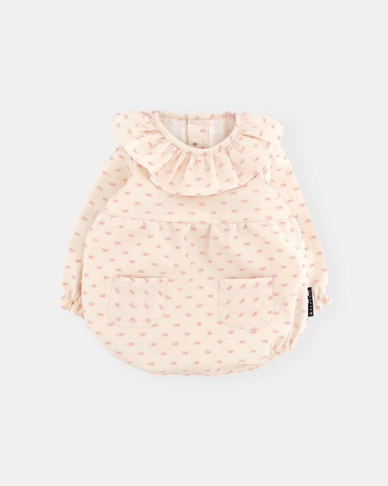 Romper rose et veste (2 pièces)
