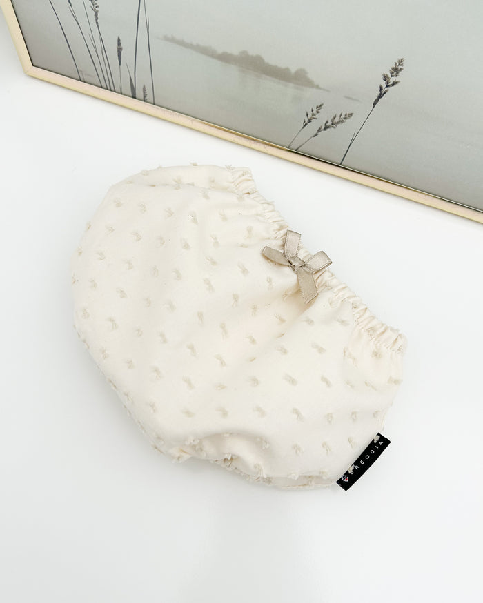 Set plumeti beige (3 pièces)