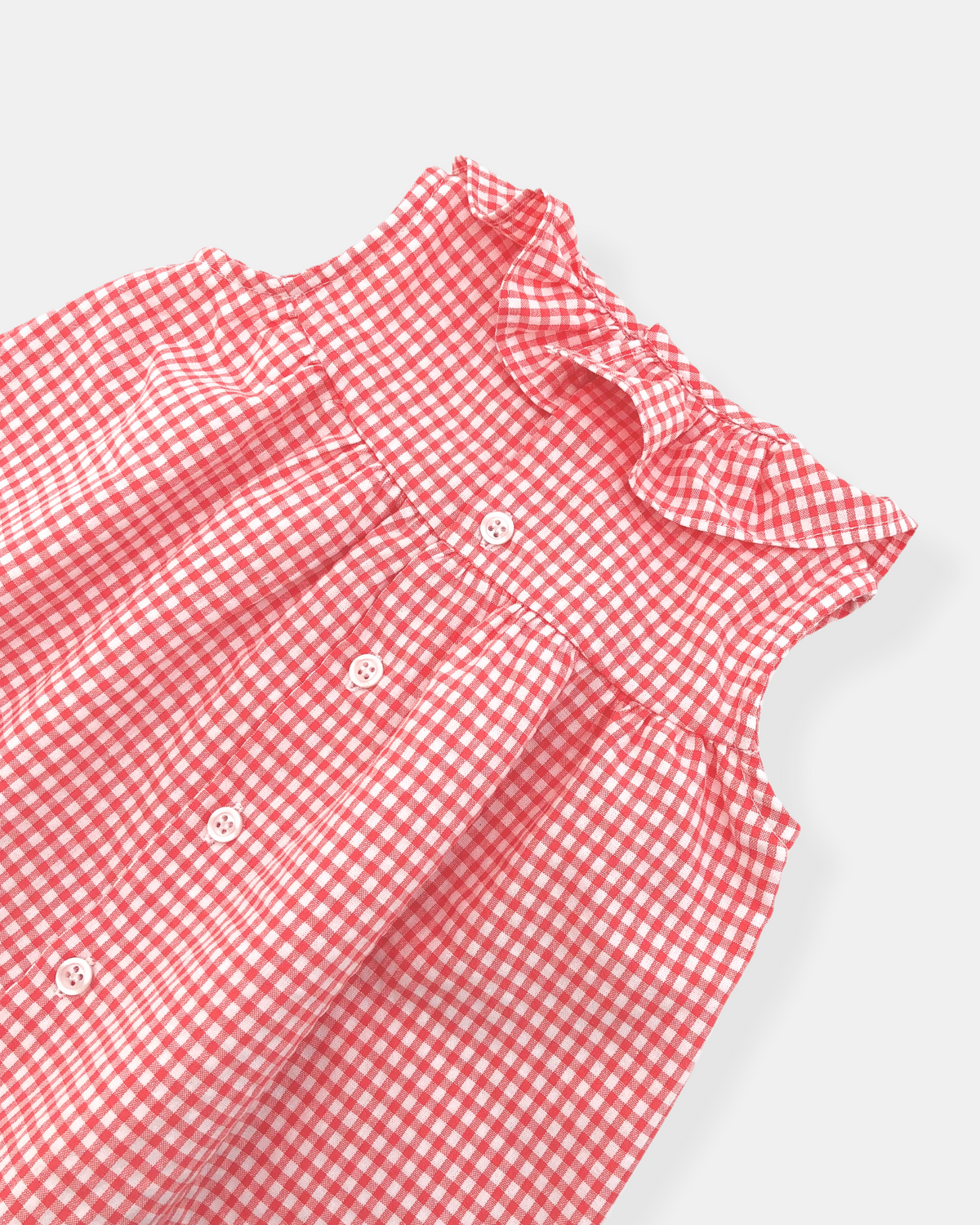 Robe vichy corail
