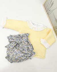 Set fleurs jaunes (3 pièces)
