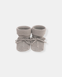 Chaussons gris clair