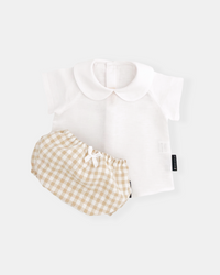 Vichy beige (3 prendas)