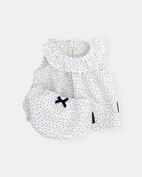 Ensemble de points bleu marine (2 articles)