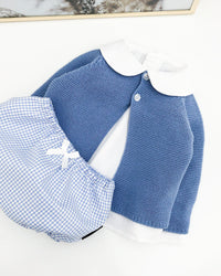 Conjunto azul francia (3 prendas)
