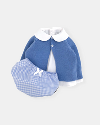 Conjunto azul francia (3 prendas)