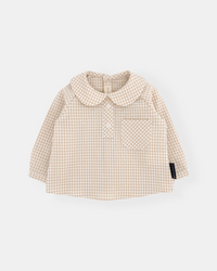 Conjunto vichy beige (3 prendas)