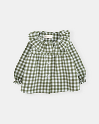 Camisa verde kaki niña