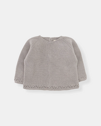 Pull Maille Gris