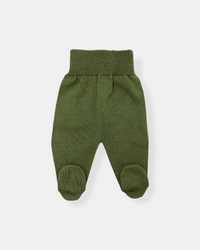 Legging vert en maille