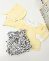 Set fleurs jaunes (3 pièces)