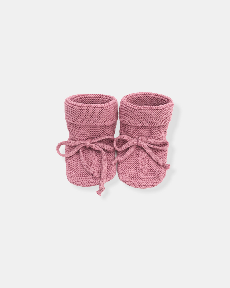 Chaussons rose pâle