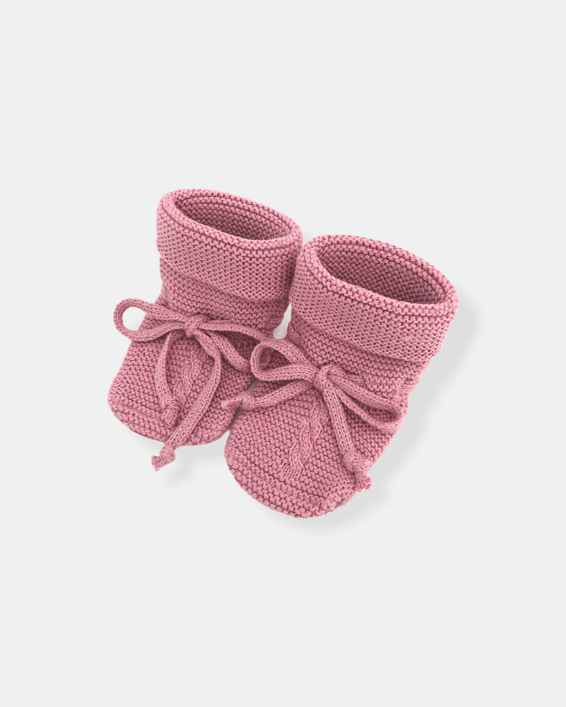 Chaussons rose pâle