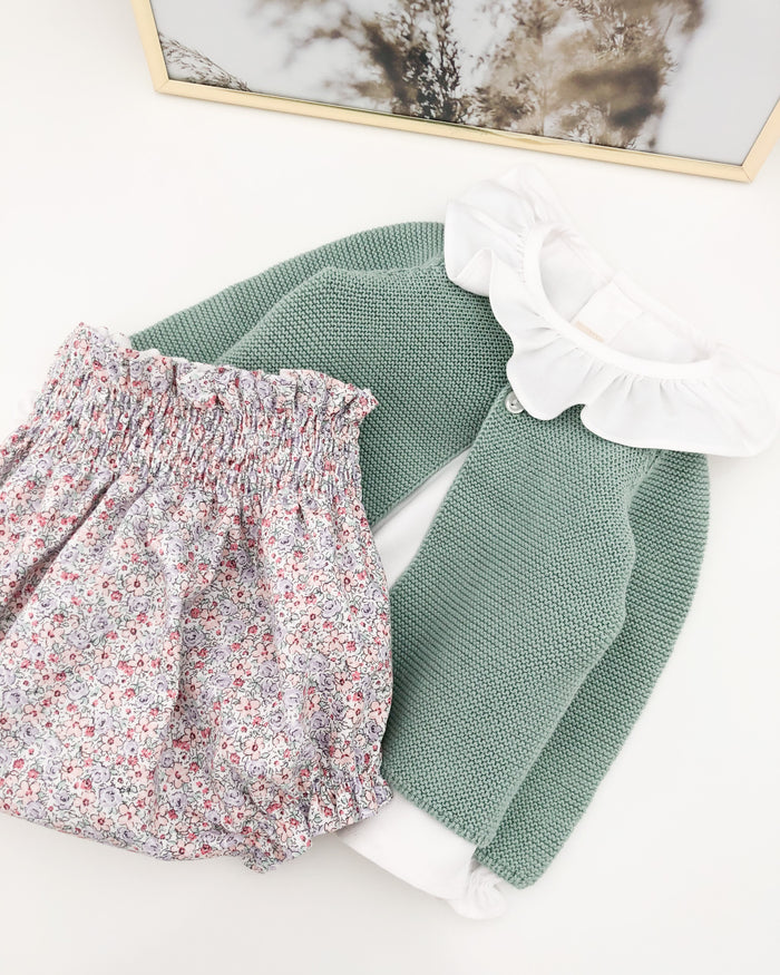 Conjunto Peonia Mint (3 prendas)