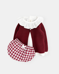 Ruffle garnet set (3 pieces)